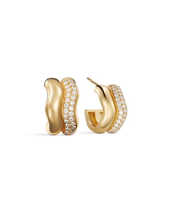 ALLOY GOLD HOOPS