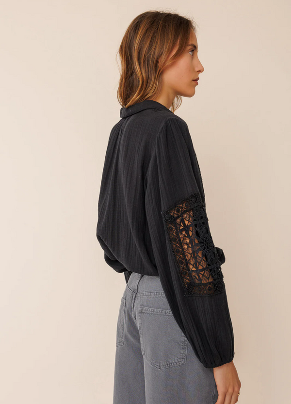 CAMISA DOBLE GASA NEGRO