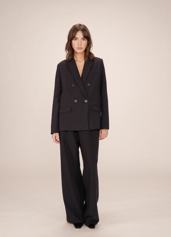 Blazer de sastre cruzado SUREAU MARINE