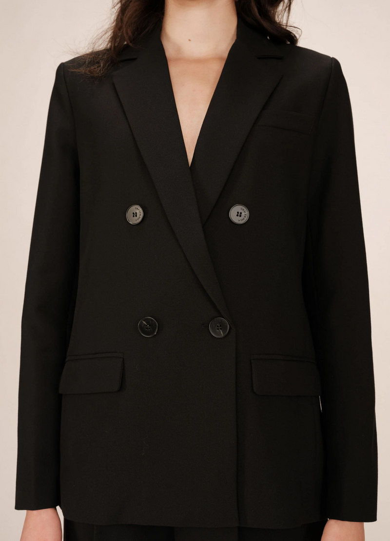 Blazer de sastre cruzado SUREAU NOIR