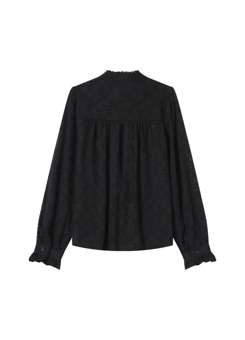 Blusa SWING de encaje noir