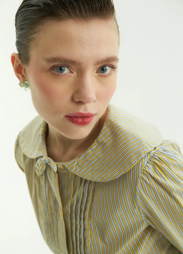 CAMISA RAYADA JIIMI STRIPES AMARILLO