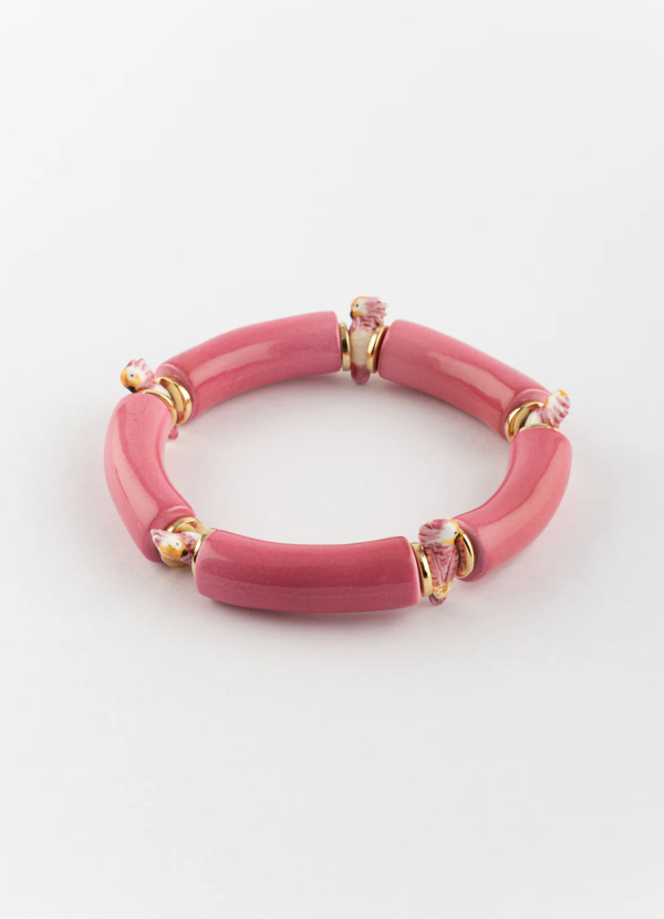 BRAZALETE CACATÚAS ROSADAS