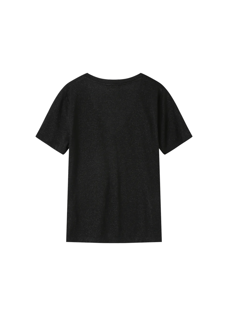 CAMISETA de cuello en V de lúrex color NOIR Stardust