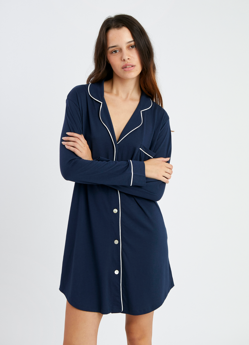 Camisola Boyfriend ML INDIGO