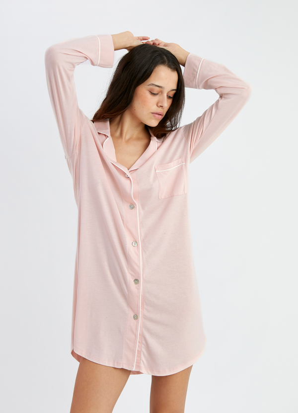 Camisola Boyfriend ML Light Rosebloom