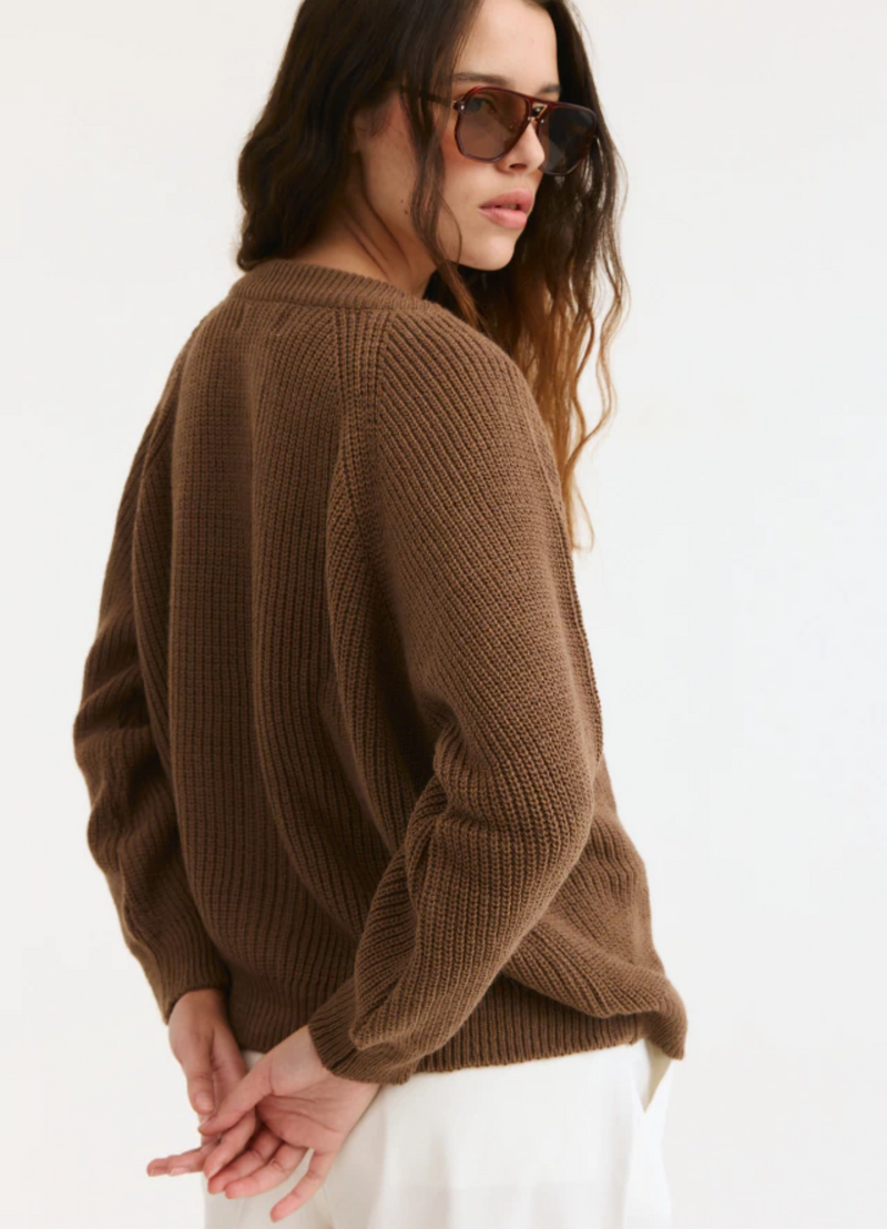 CARDIGAN AFRICA MARRÓN