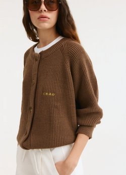 CARDIGAN AFRICA MARRÓN