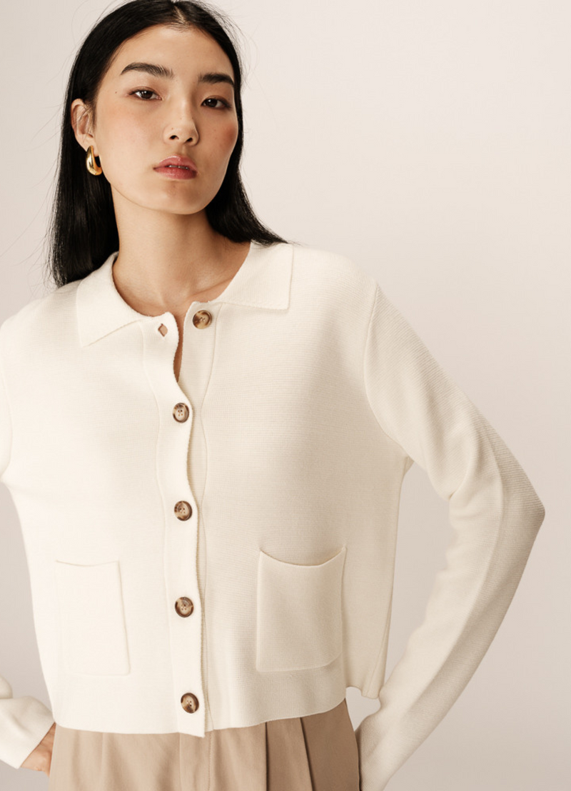 CARDIGAN PAM ECRU
