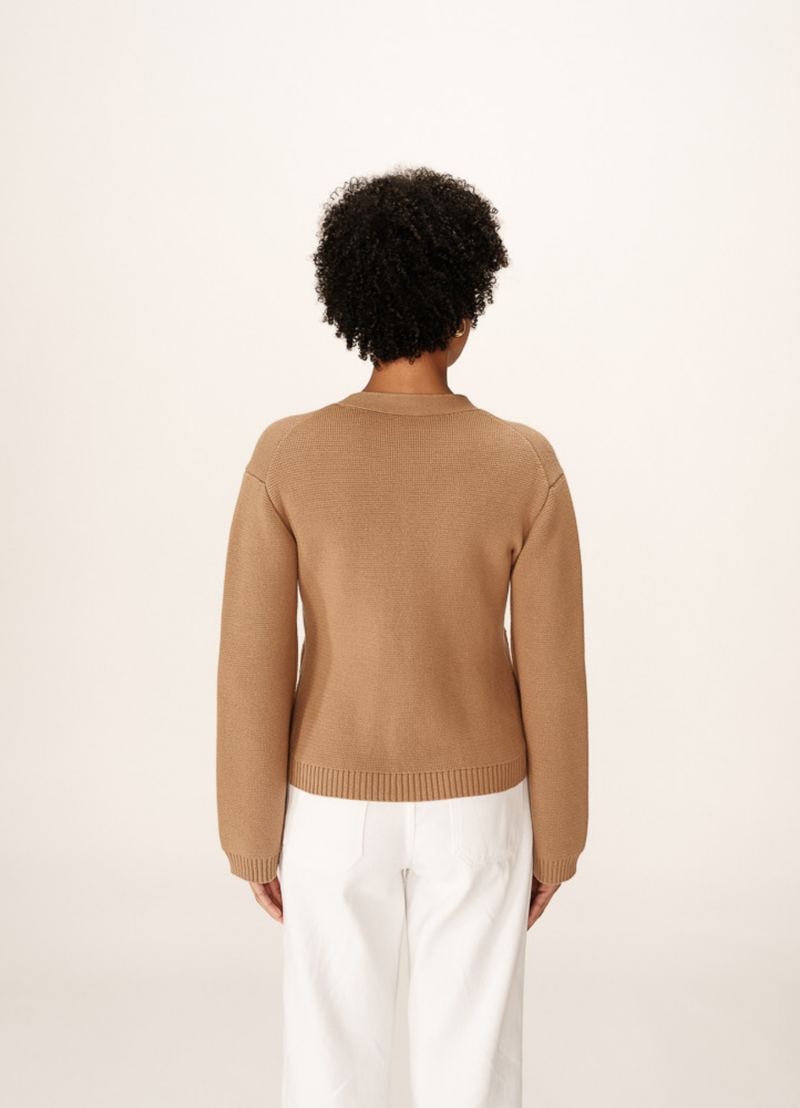 CARDIGAN PAOLINO CAMEL