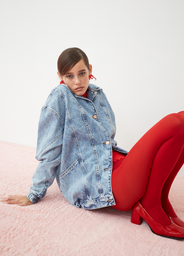 CHAQUETA DE JEAN OVERSIZE BEVERLY SNOW