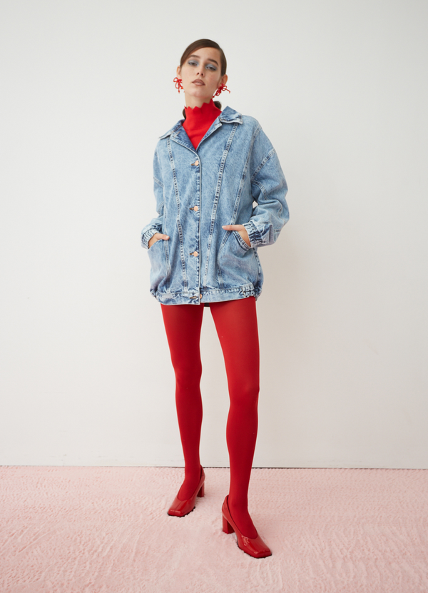 CHAQUETA DE JEAN OVERSIZE BEVERLY SNOW