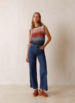 PANTALÓN DENIM TRENZA