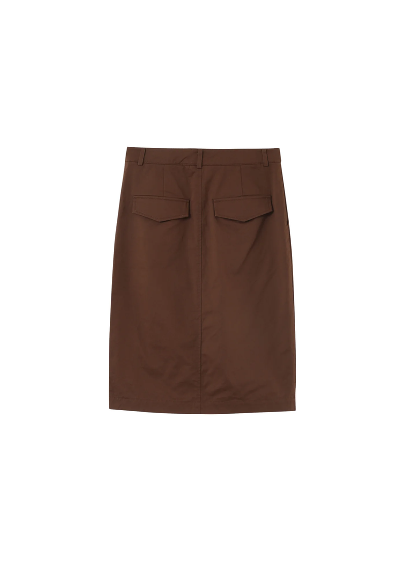 FALDA PENCIL CHOCOLAT