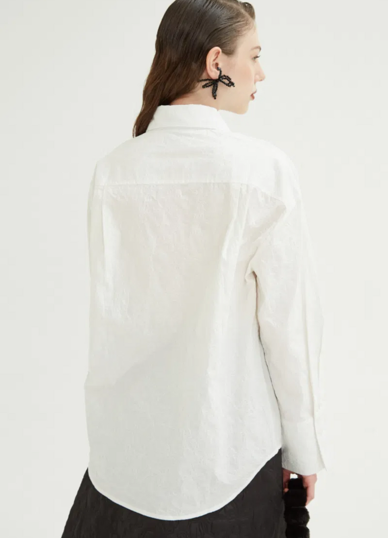 CAMISA GERRI LACES CRUDO