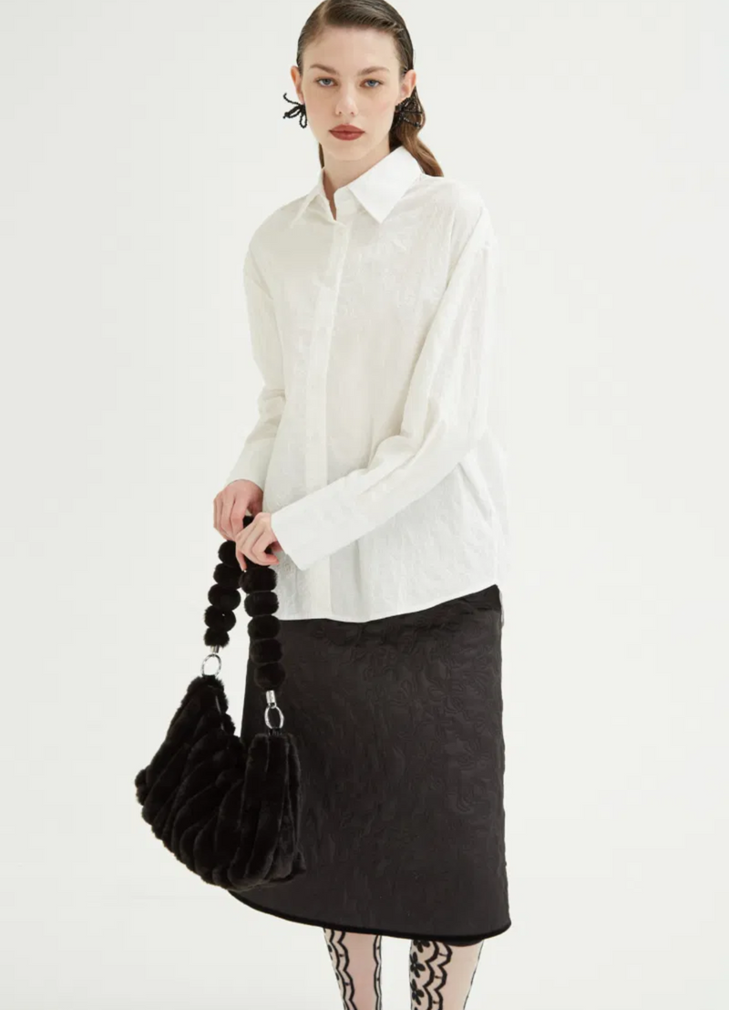 CAMISA GERRI LACES CRUDO
