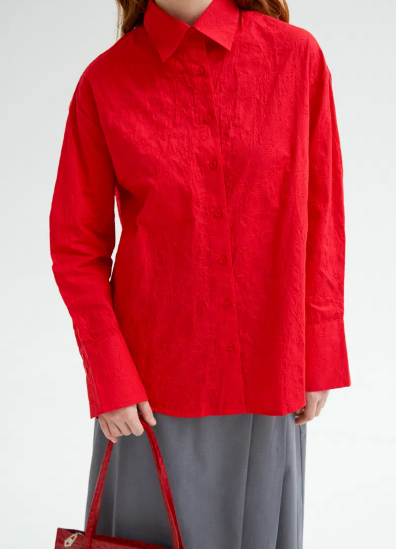 CAMISA GERRI LACES ROJO