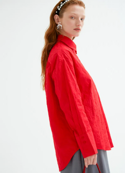 CAMISA GERRI LACES ROJO
