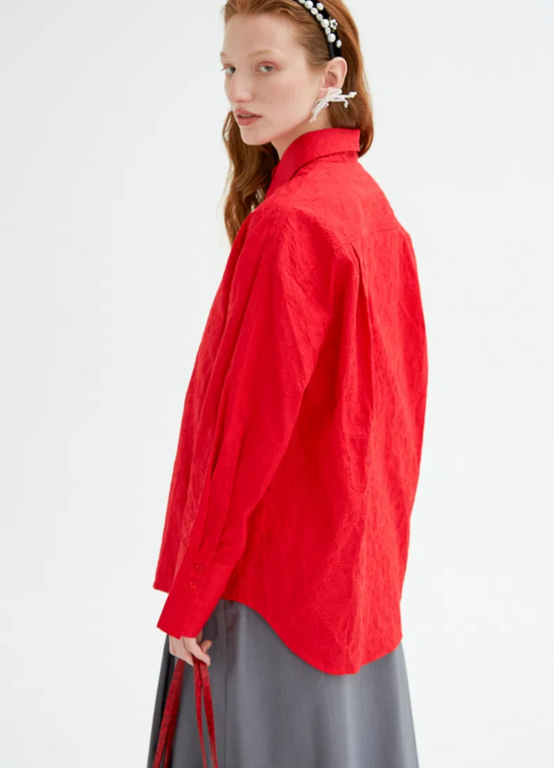 CAMISA GERRI LACES ROJO