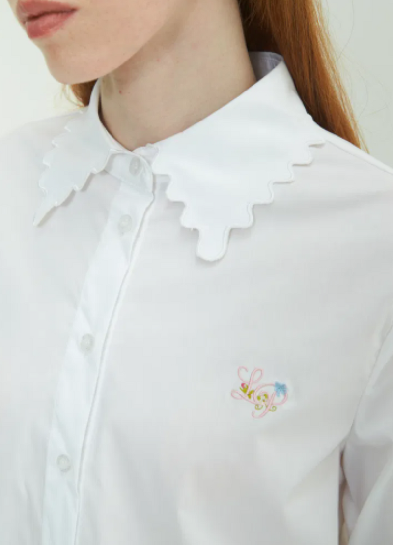 CAMISA CHAÑI BLANCO MANGA LARGA