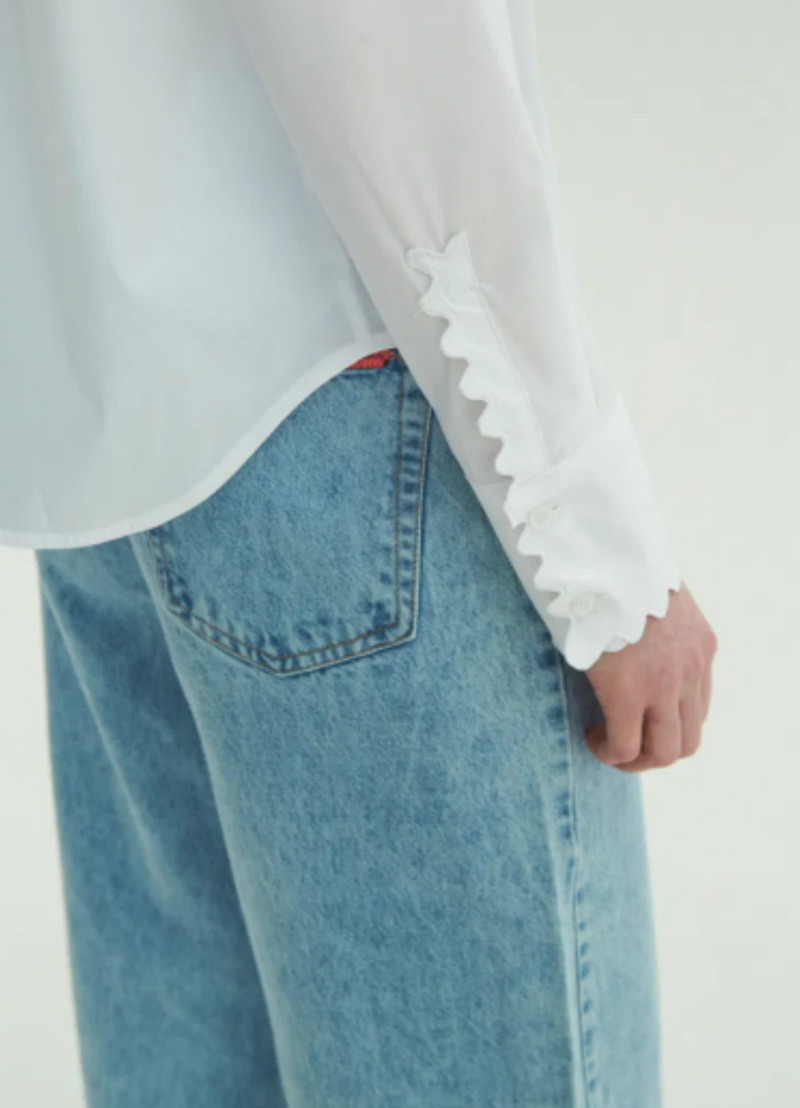 CAMISA CHAÑI BLANCO MANGA LARGA