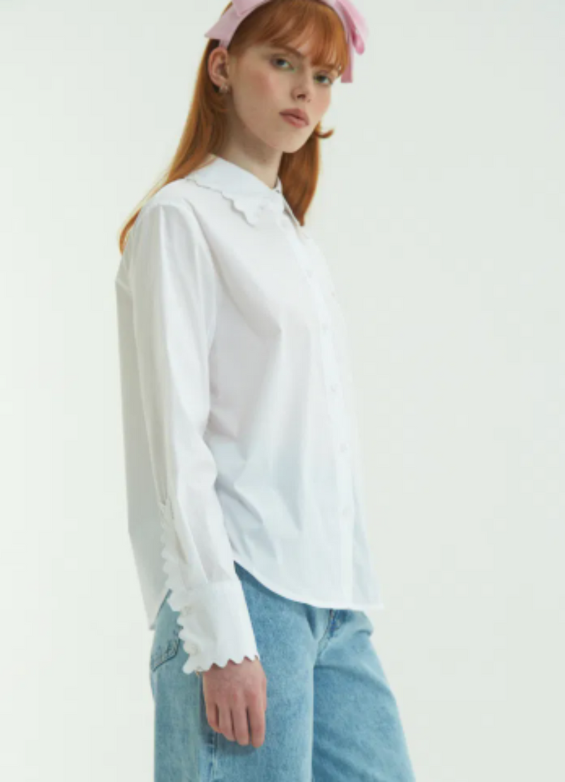 CAMISA CHAÑI BLANCO MANGA LARGA