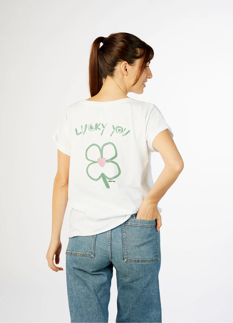 POLERA MUJER LUCKY YOU