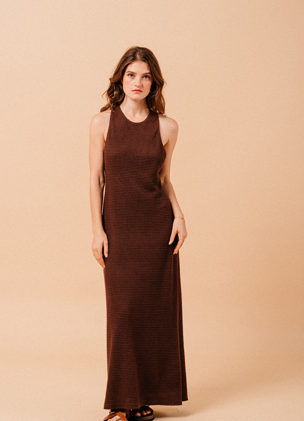 VESTIDO MIRABELLE CHOCOLAT