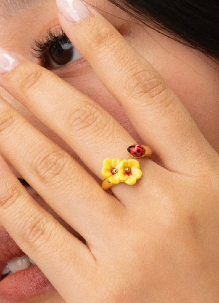 ANILLO HIBISCUS Y CHINITA