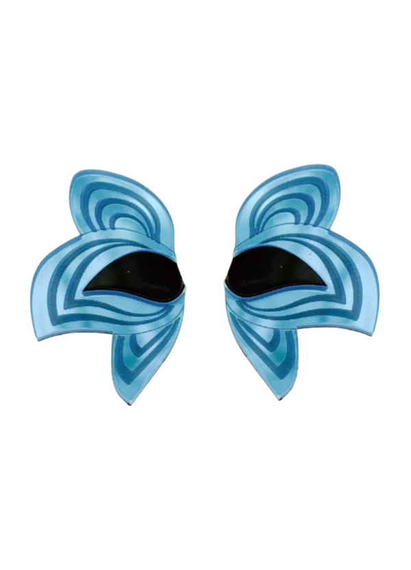 OJOS AZUL Y NEGRO