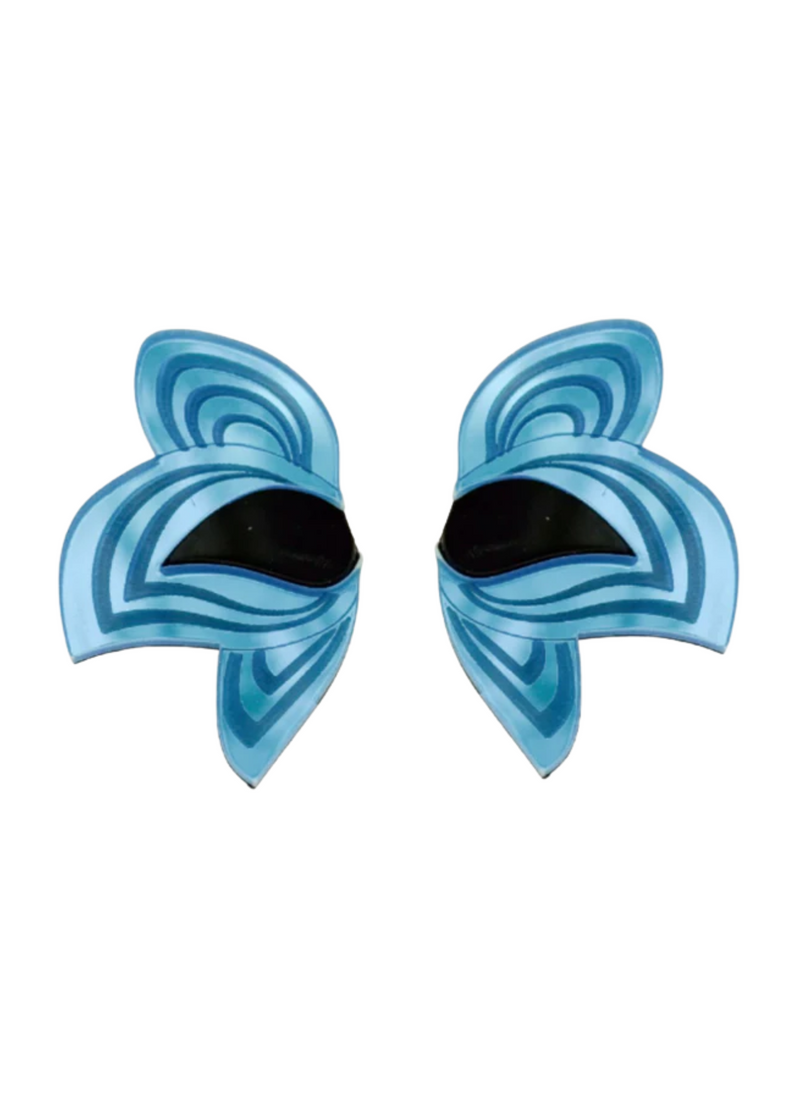 OJOS AZUL Y NEGRO