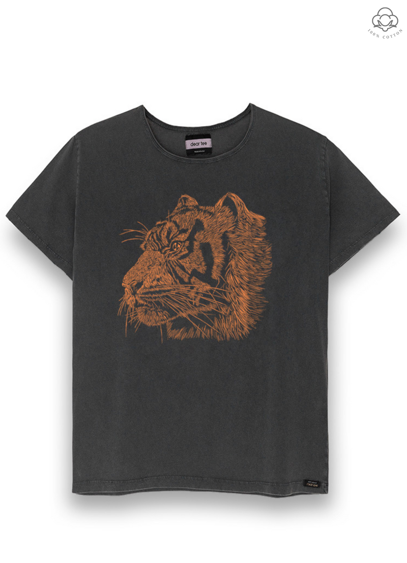 POLERA ORANGE TIGER