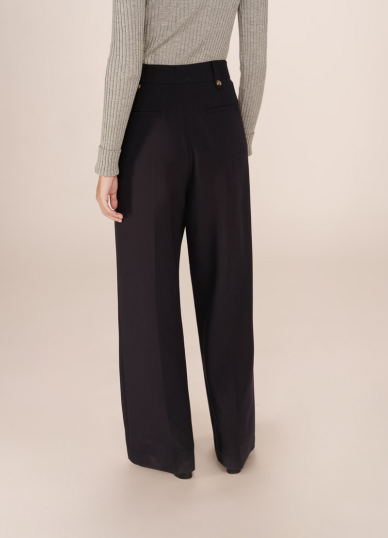 Pantalones de sastre SEPTIME con pinzas marine
