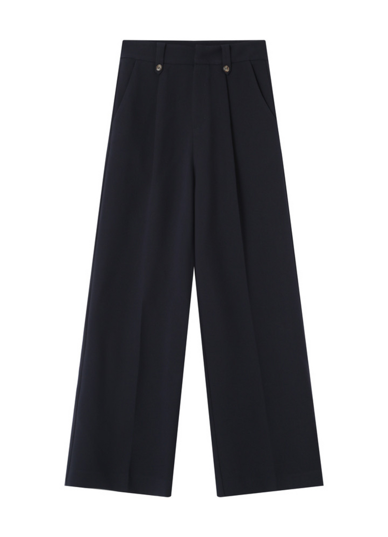 Pantalones de sastre SEPTIME con pinzas marine