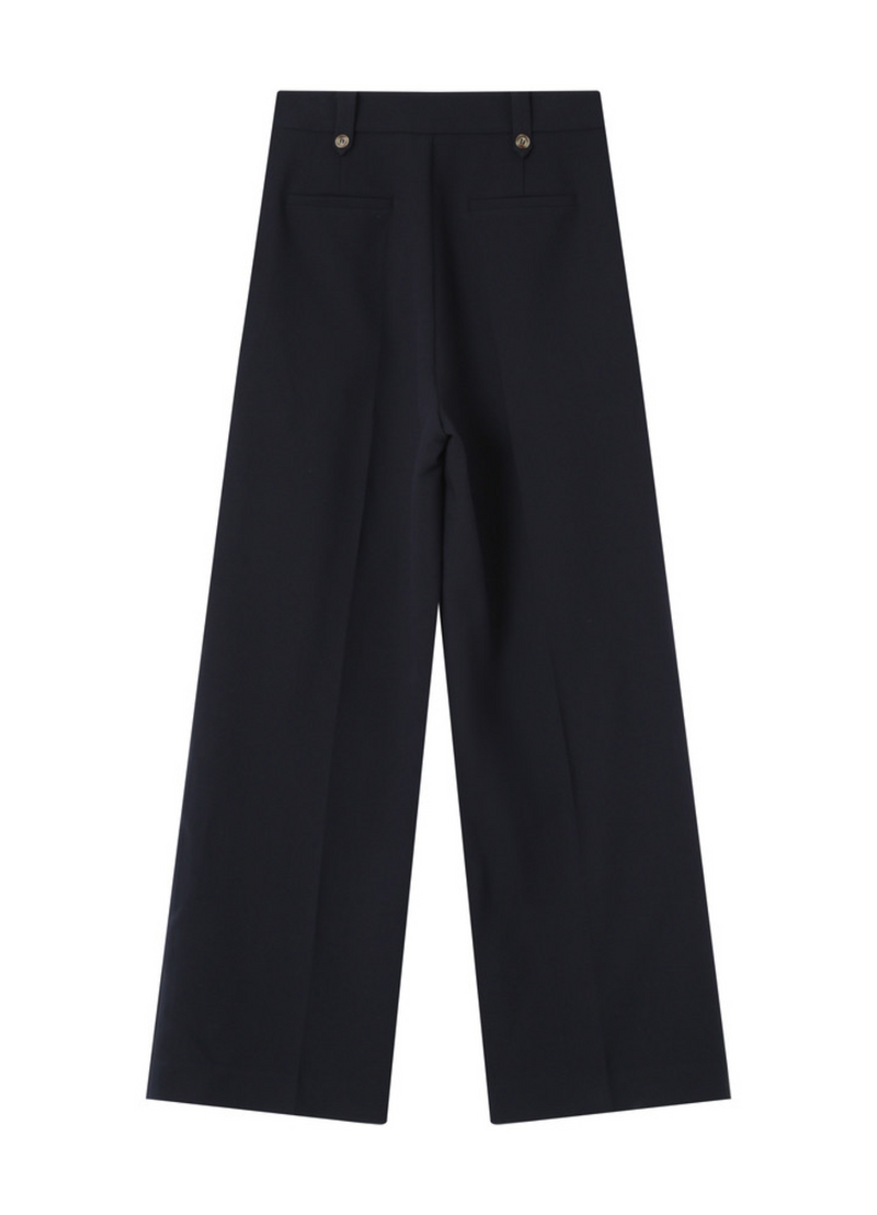 Pantalones de sastre SEPTIME con pinzas marine