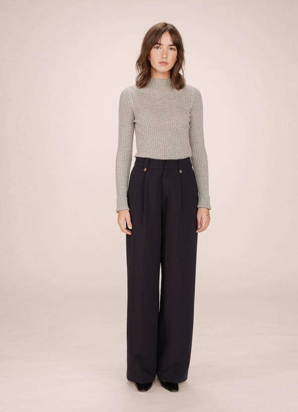 Pantalones de sastre SEPTIME con pinzas marine
