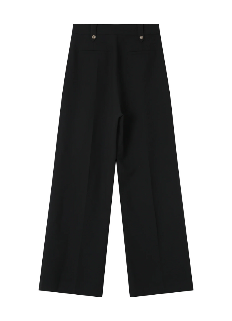 Pantalones de sastre SEPTIME con pinzas NOIR