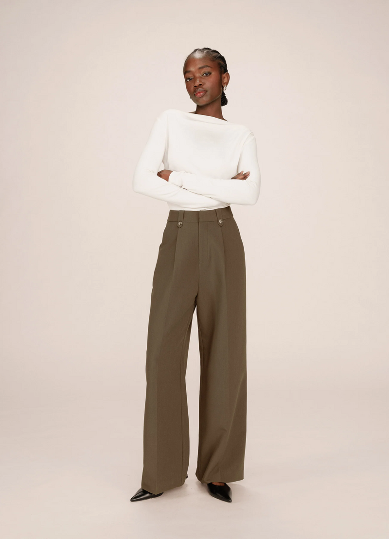 Pantalones de sastre SEPTIME con pinzas VERT