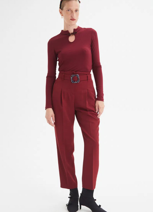 PANTALON TONYA HAUS BORDÓ