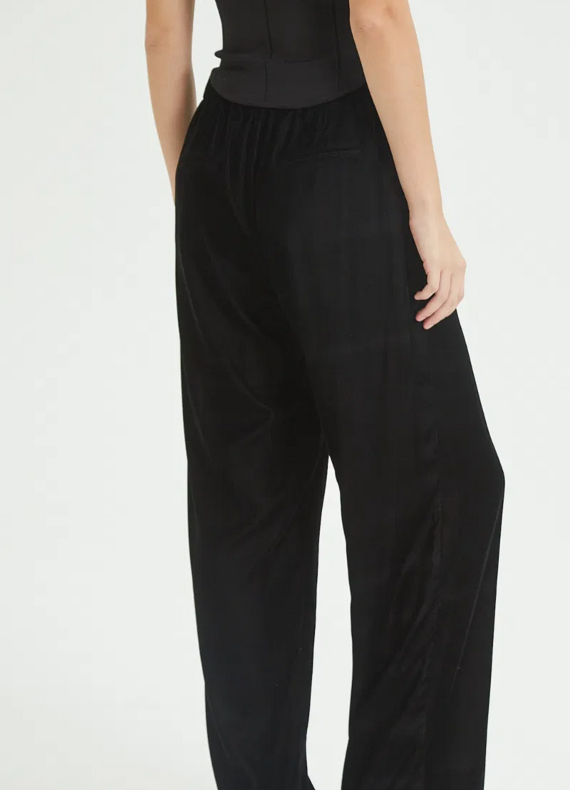 PANTALON TERCIOPELO YASMINE NEGRO