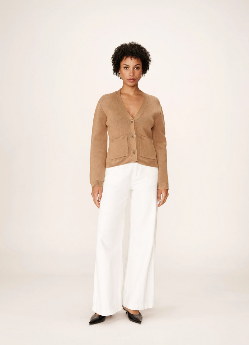 CARDIGAN PAOLINO CAMEL