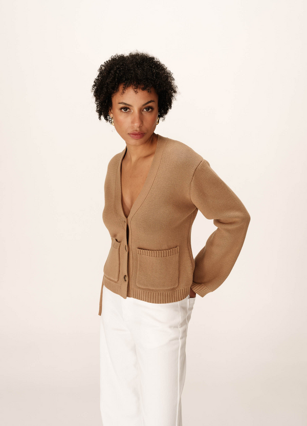 CARDIGAN PAOLINO CAMEL