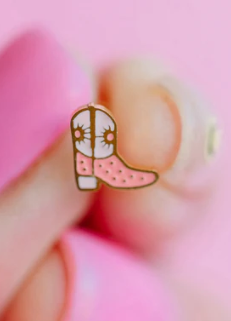 PENDIENTES HIPOALERGENICO CON BAÑO DE ORO COWGIRL BOOTS
