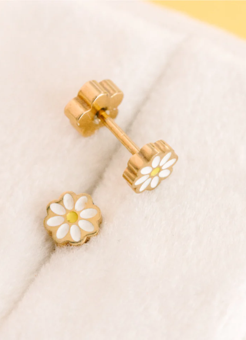 PENDIENTES HIPOALERGENICO CON BAÑO DE ORO TINY DAISY