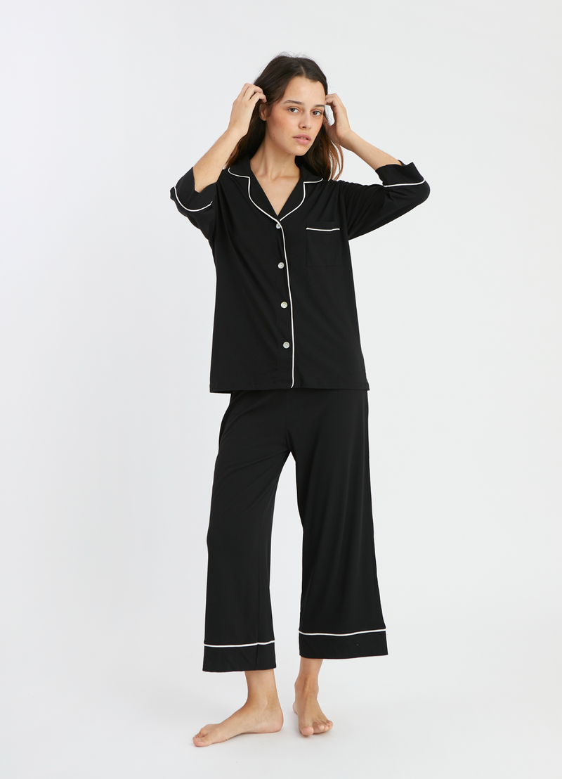 PJ Boyfriend Midi NEGRO