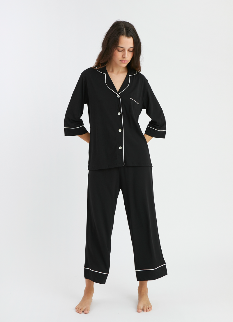 PJ Boyfriend Midi NEGRO