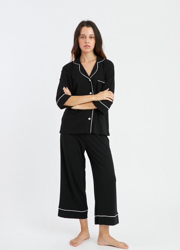 PJ Boyfriend Midi NEGRO