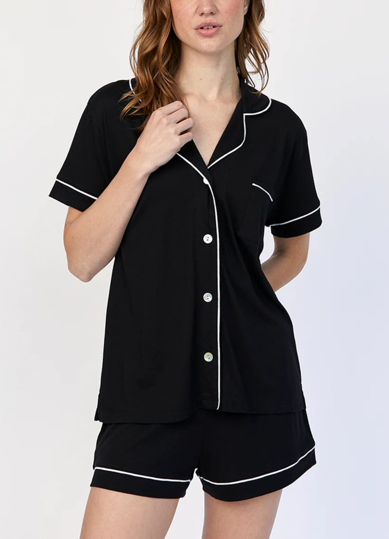 PJ Boyfriend Set Short Negro