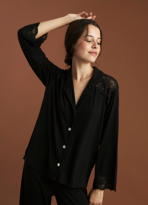 PJ Boyfriend Vera Bridal Black