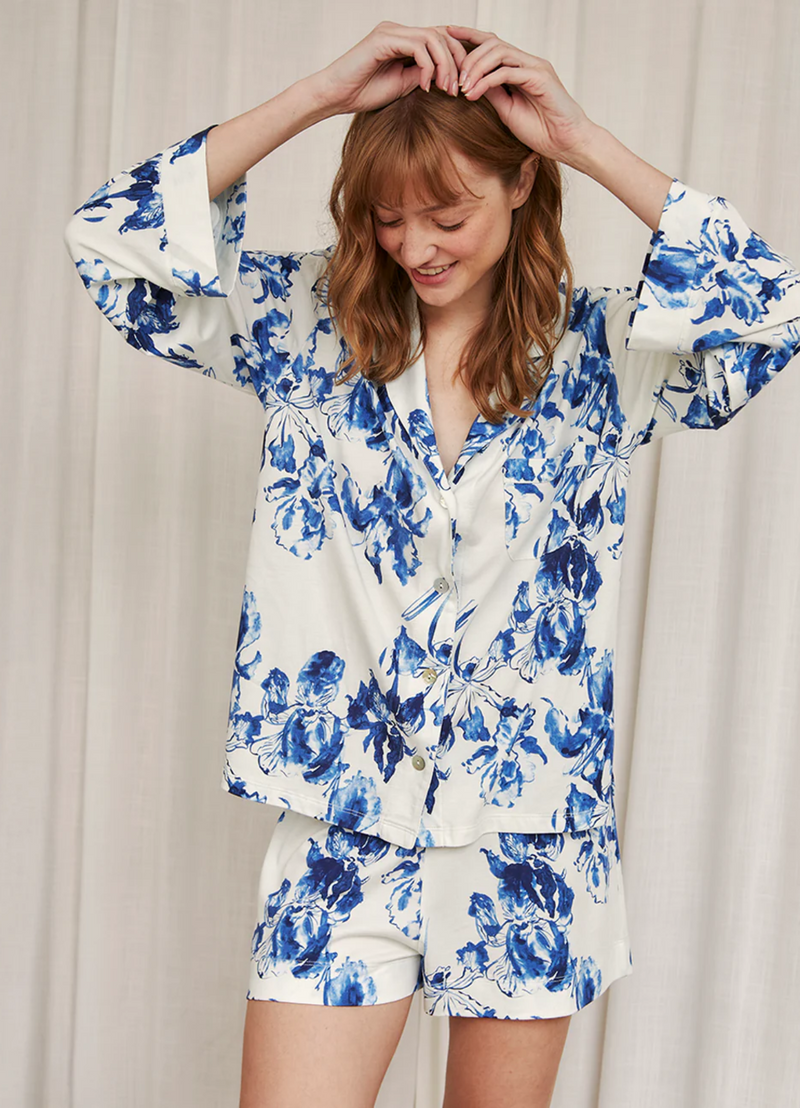 PJ Boyfriend Vera – Conjunto de Pijama Azul Iris